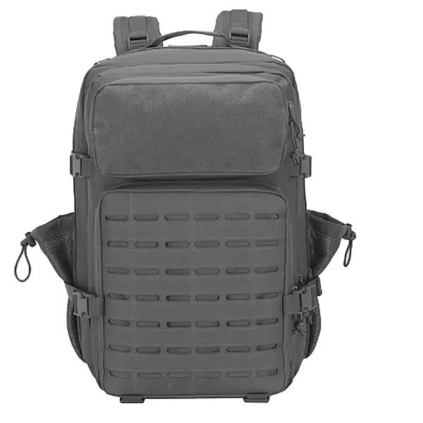 Mochila Tática Doberman 60L Na Cor Cinza - Resistente E Espaciosa