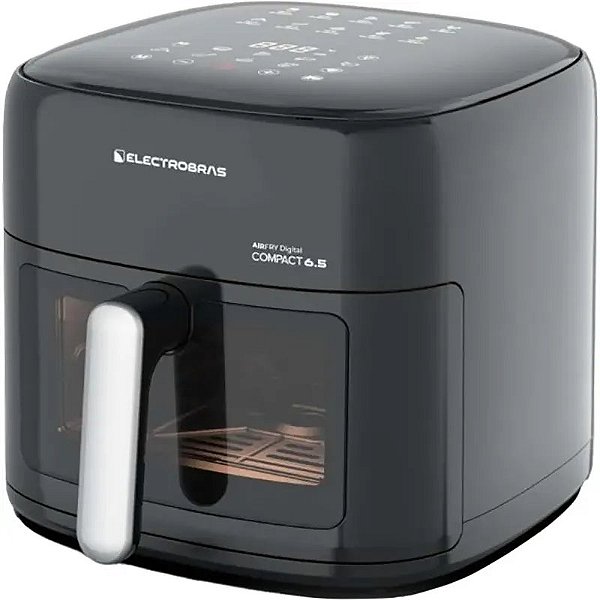 Fritadeira Elétrica Digital Air Fryer Compacta EBAF-65D 6,5L 1500W 110V Electrobras