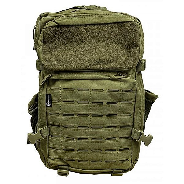 Mochila Tática Verde Doberman 60LT - Modelo 510750 para Aventura e Sobrevivência