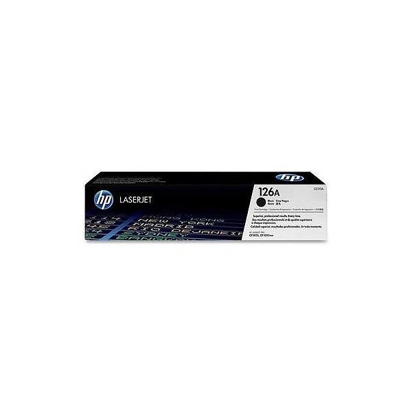 Cartucho De Toner Hp 126A Ce310A - Cor Preto