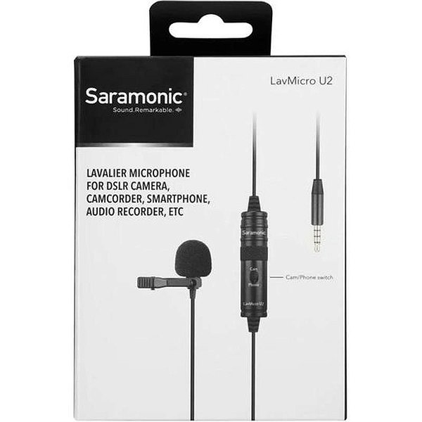 Microfone De Lapela Sem Fio Saramonic U2
