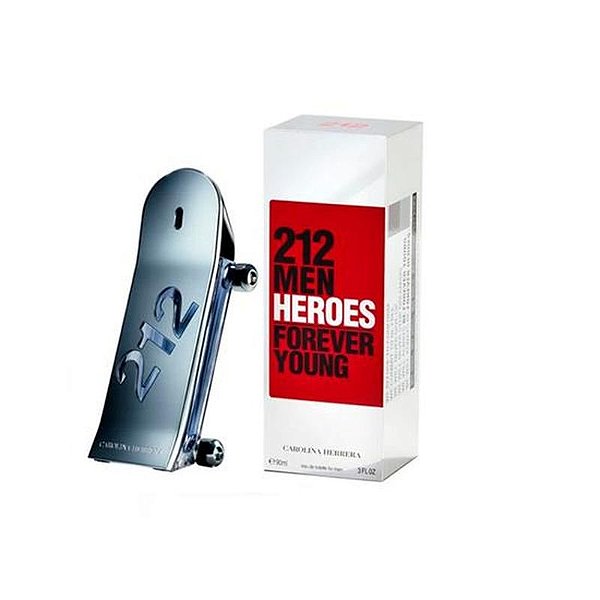 Perfume 212 Heroes Eau de Toilette 90ML - Fragrância Masculina Premium
