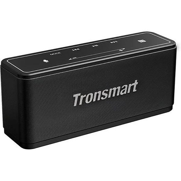 Caixa De Som Tronsmart Mega - Preta, Áudio Potente E Conectividade Bluetooth