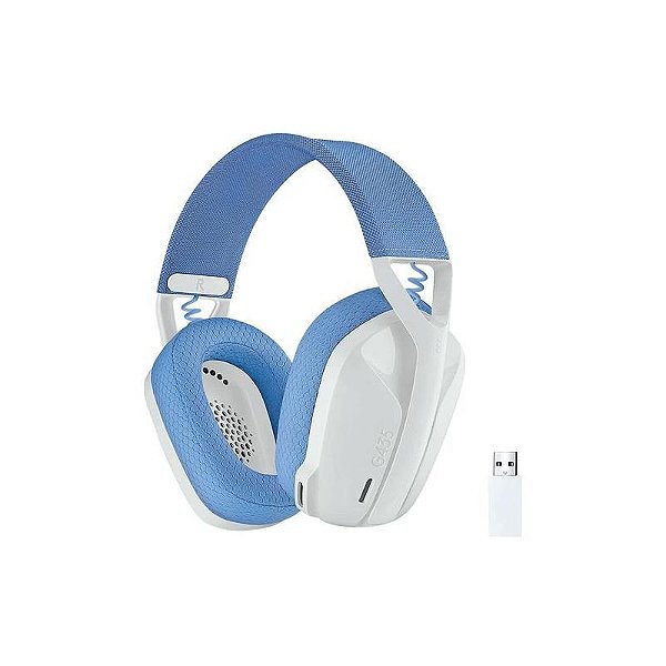 Fone de Ouvido Gamer Sem Fio Logitech G435 - Cor Branca