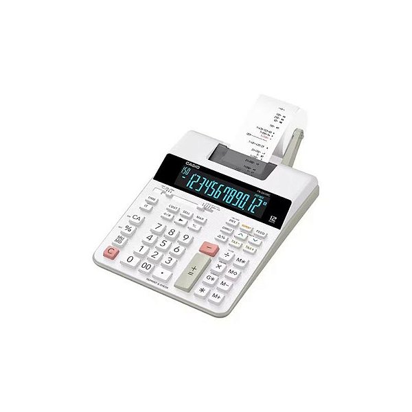 Calculadora Financeira Casio FR2650 com Bobina - Bivolt e Alta Precisão