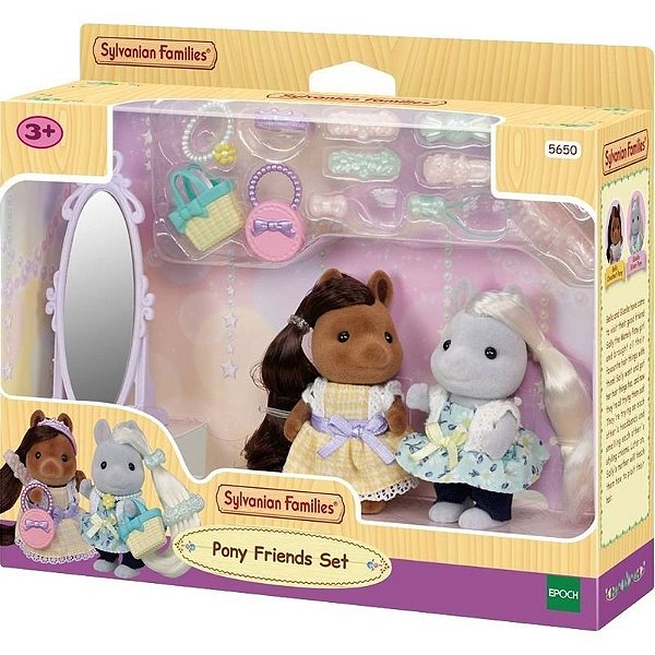 Família de Pôneis Amigos - Conjunto de Brinquedos Epoch Sylvanian 5650