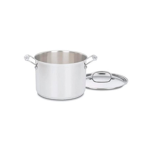 Panela De Cozinha Inoxidável 8L - Marca Cuisinart - Prata