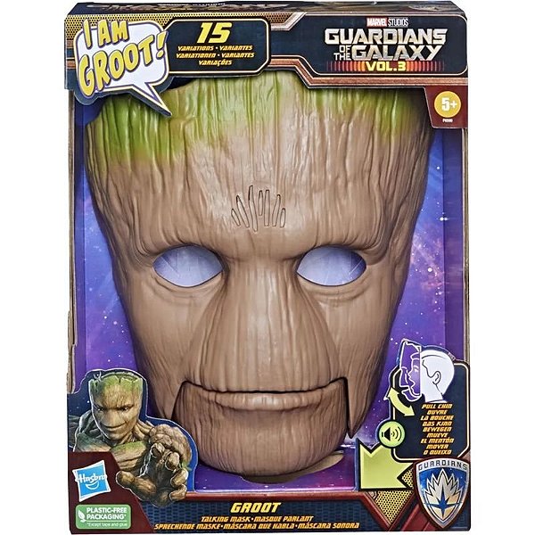 Máscara Falante Groot da Hasbro - Modelo F6590