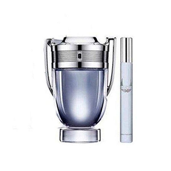 Kit Perfume Paco Rabanne Invictus Eau de Toilette 100ML + 20ML para Homens