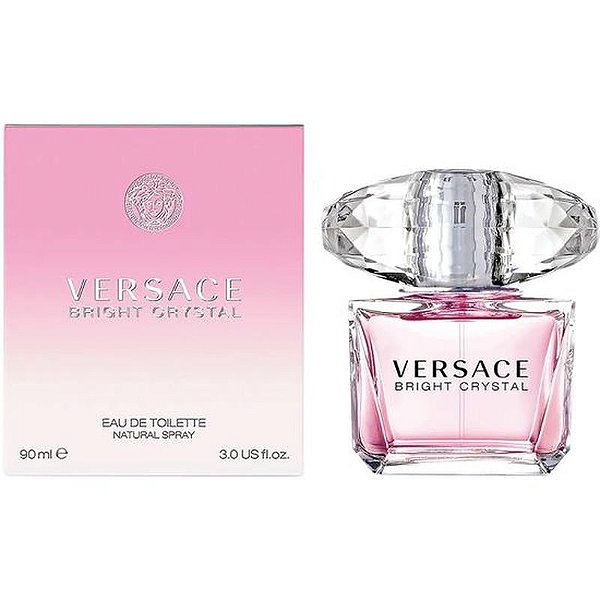 Perfume Feminino Versace Bright Crystal Edt 90Ml - Elegância E Frescor Em Cada Frasco