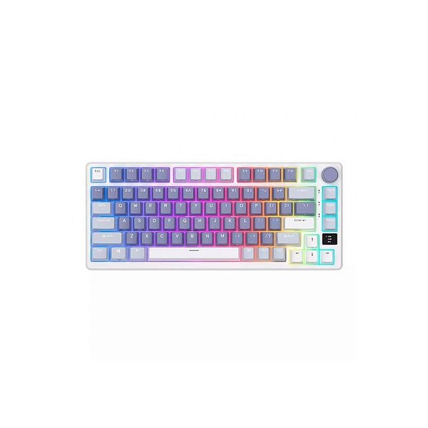 Teclado Mecânico Royal RK-M75 RGB com Switch Brown Ocean Blue