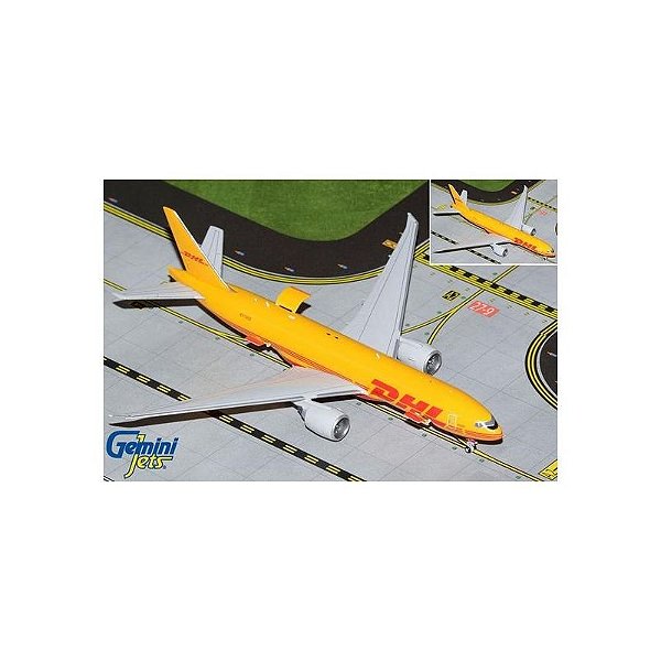 Avião de Carga Gemini Jets 1:400 DHL/Kalitta Air B777-200LRF GJDHL2143