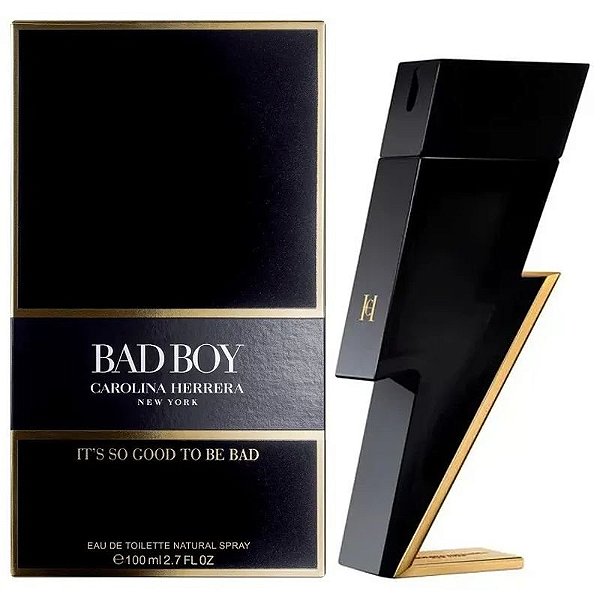 Perfume Carolina Herrera Bad Boy EDT 100mL - Fragrância Masculina