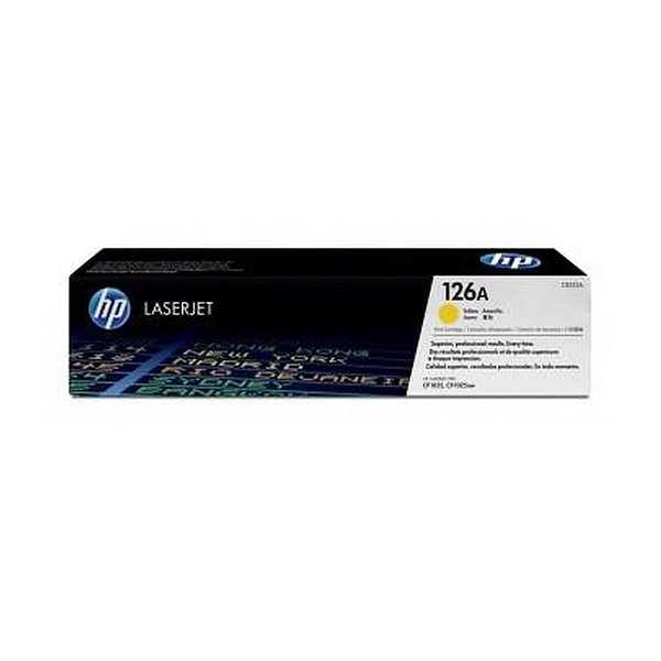 Cartucho De Toner Hp 126A Ce312A Amarelo - Original E De Alta Qualidade