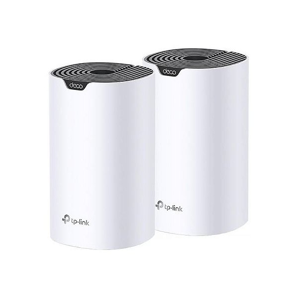 Roteador Modem Wireless TP-Link Deco S7 AC1900 - Kit Duplo 2 Pacotes Dual Band 600 1300 Mbps Br