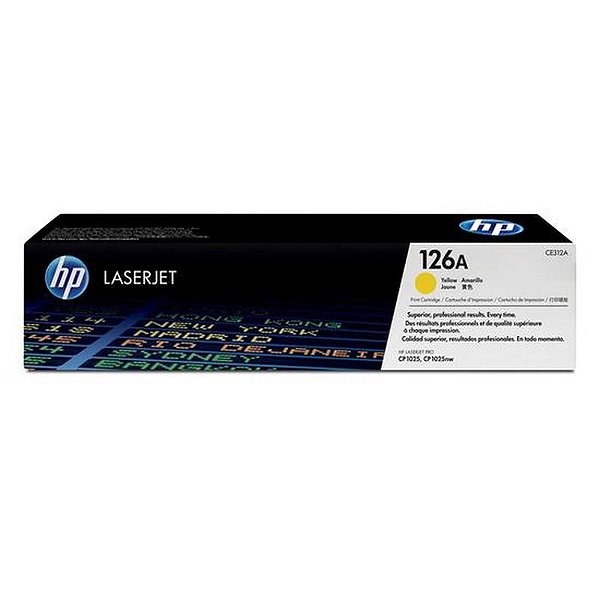 Toner Hp Ce312A 126A Amarelo