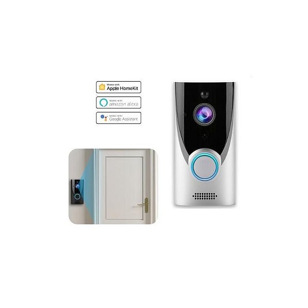 Campainha Inteligente Wifi Zemismart M16 1080P Áudio E Visão Noturna