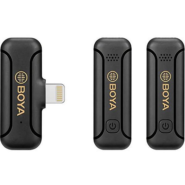Microfone Sem Fio Compacto Boya BY-WM3T2-D2 - Preto