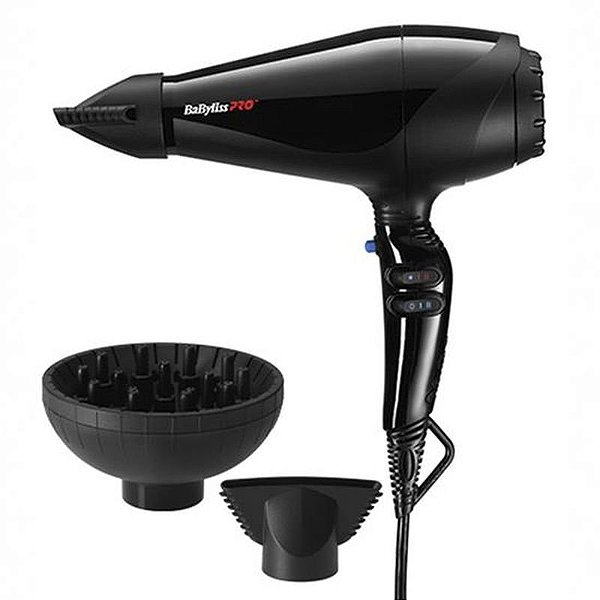 Secador De Cabelo Babyliss Pro Íon 2000W 220V - Eficiente E Moderno Na Cor Preta