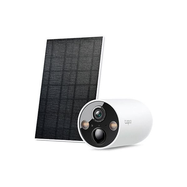 Kit Solar de Câmera de Segurança TP-Link Tapo C425 2K Quad HD Wifi - Branco