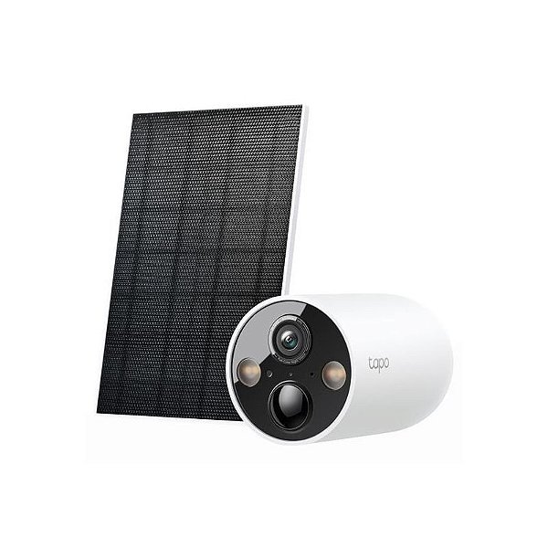 Câmera de Segurança TP-Link Tapo C425 com Painel Solar - 2K QHD - Branca