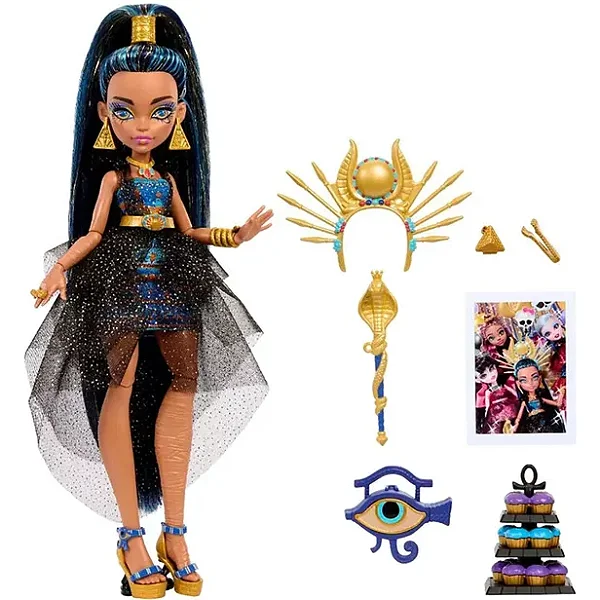 Boneca Monster High Monster Ball Cleo Denile Mattel - HNF70---Boneca Monster High Cleo Denile - Mattel - Edição Monster Ball - HNF70