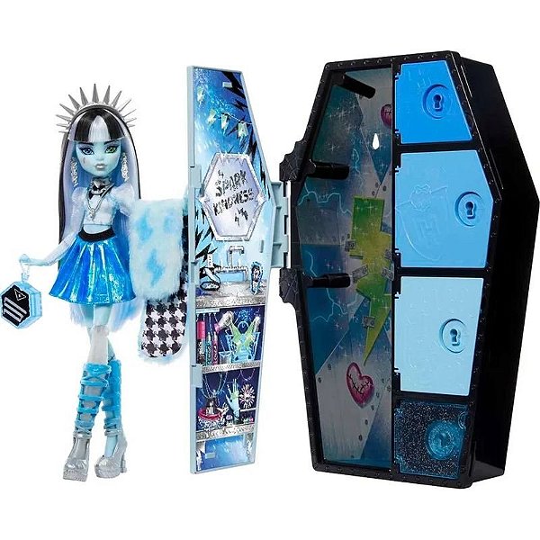 Frankie Stein - Bonecas Fearidescentes Skulltimates - Monster High - Mattel