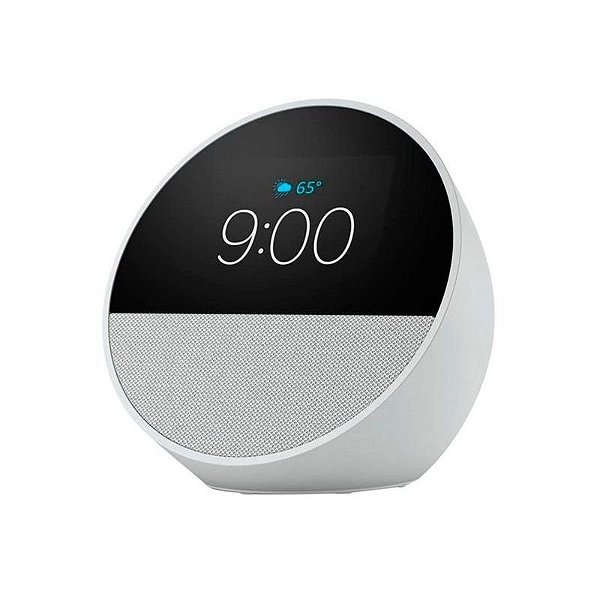 Despertador Inteligente Amazon Echo Spot 2024 com Alexa - Branco