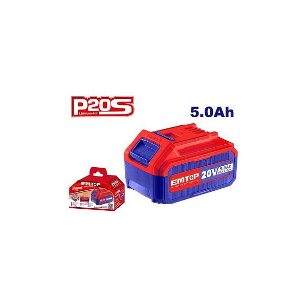 Bateria Recarregável Emop EBPK2003 20V 5.0AH para Ferramentas Elétricas