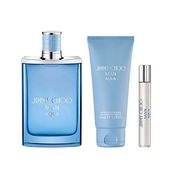 Kit Jimmy Choo Man Aqua Eau de Toilette 100ML Masculino