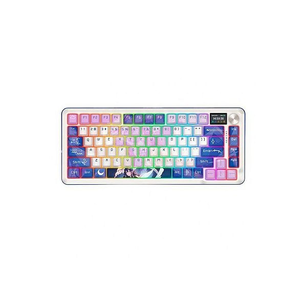 Teclado Redragon K708AK-RGB-Pro Flekact Wired/2.4G com Iluminação RGB Avançada