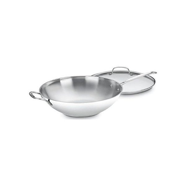 Frigideira Cuisinart Chef S Classic Inoxidável 35Cm - Prata