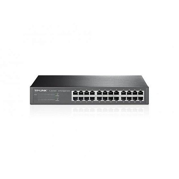 Hub de Switch TP-Link 24 Portas TL-SG1024D 10/100/1000 Rack