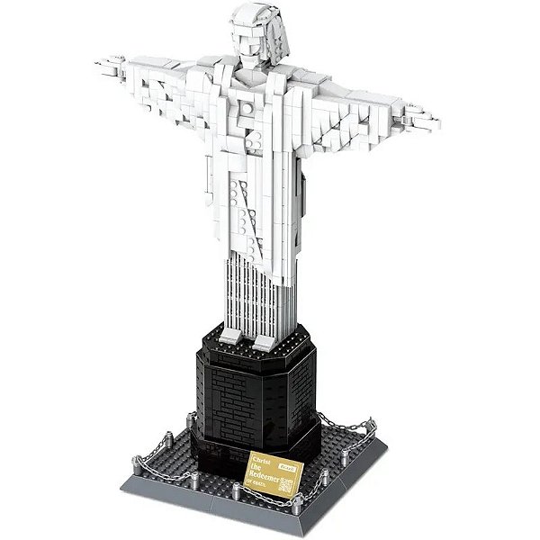 Blocos de Construção Wange - Cristo Redentor Arquitetura 5231 (973 Peças)