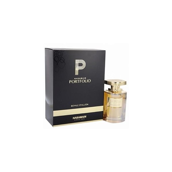 Perfume Haramain Portfolio Royale Stallion EDP 75ML - Elegância e Sofisticação Masculina