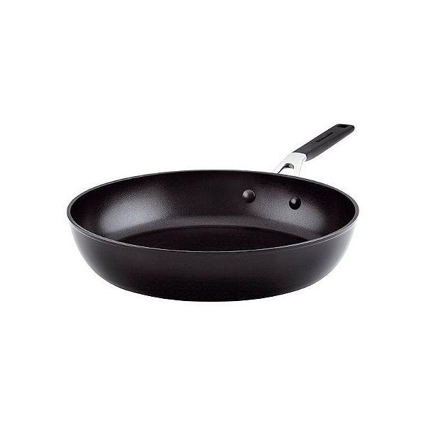 Frigideira Antiaderente Tripla Camada Kitchenaid 31CM – Indução Preto Ônix