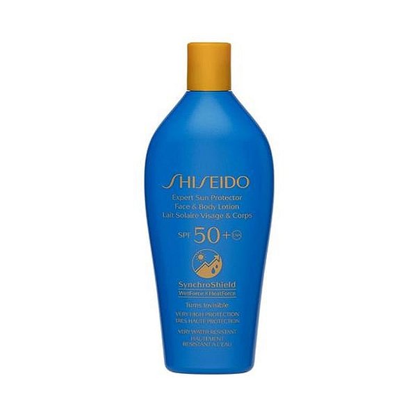 Protetor Solar Facial e Corporal Shiseido Expert FPS 50 - 300ML