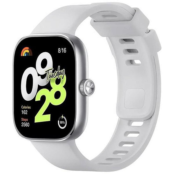 Smartwatch Xiaomi Redmi Watch 4 M2315W1 - GPS, Bluetooth, Resistente à Água, Prata