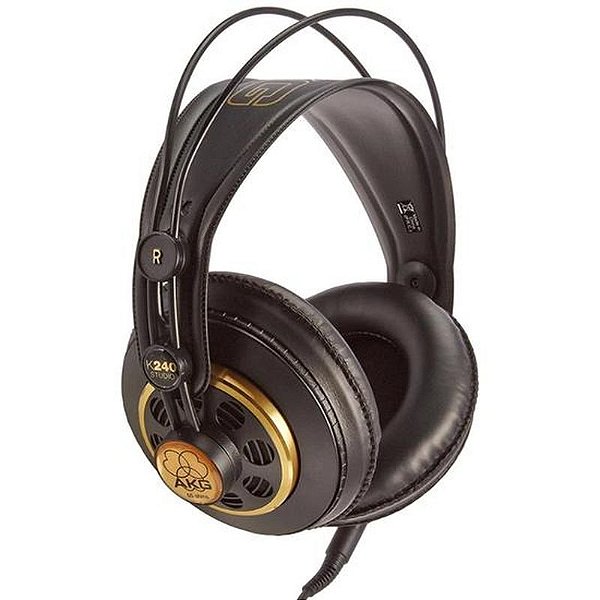 Fone de Ouvido Akg K240 Profissionais para Estúdio e Monitoramento
