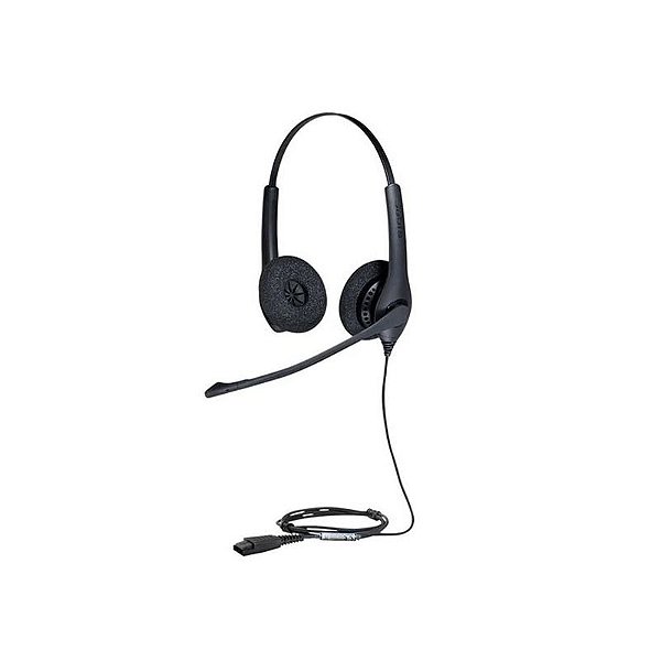 Fone de Ouvido Jabra GN Biz 1500 Duo USB com Cancelamento de Ruído - Preto