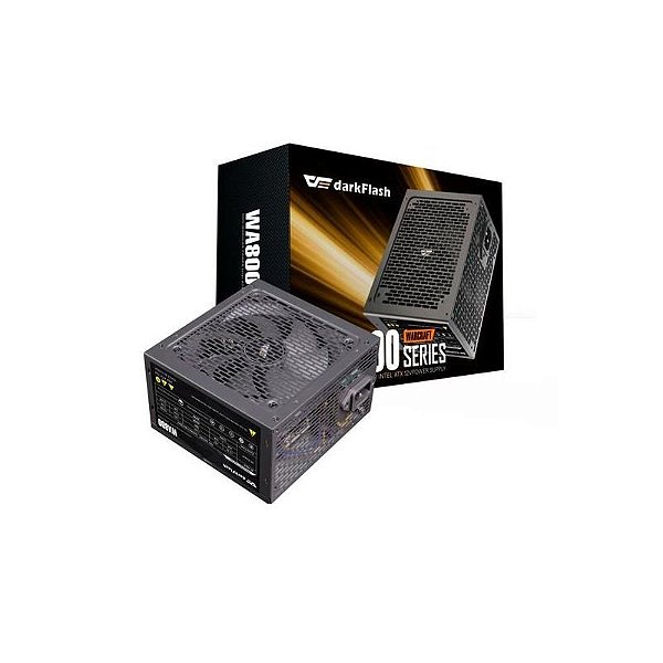 Fonte ATX Darkflash Warcraft WA800 800W com PFC Ativo 110-220V
