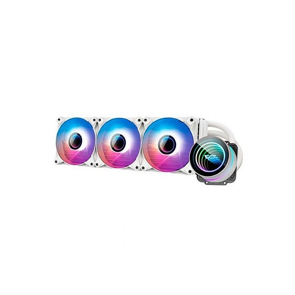 Cooler de Água Aigo Darkflash TR360 Branco - Alta Performance e Design Elegante