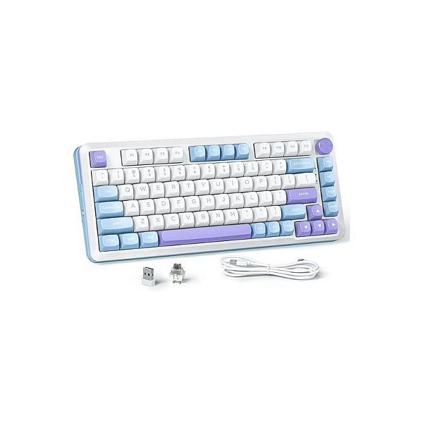 Teclado Mecânico Redragon Cyrus Pro K681WBP-RGB - Branco (Inglês)