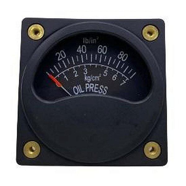 Manômetro de Pressão de Óleo Cfi 0-100 PSI 2-1/4 P2-10PV Professional