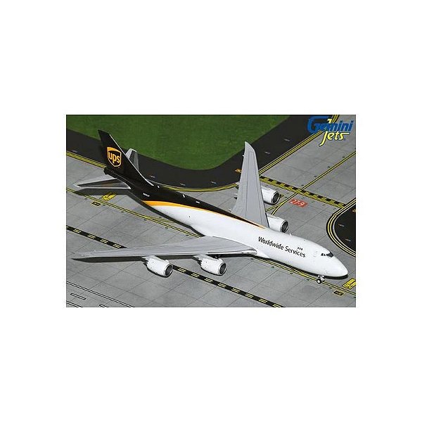 Avião de Carga B747-8F UPS 1:400 - Gemini Jets GJUPS2192