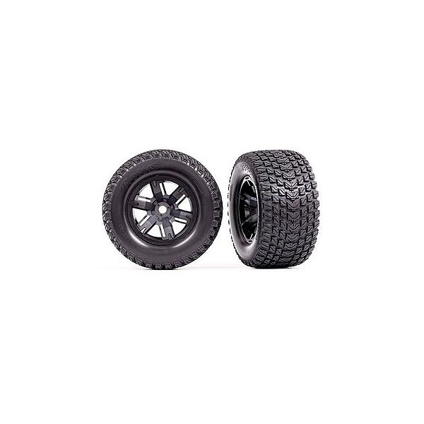 Rodas Traxxas Gravix Pretas L&D 7.4 x 4.0 24MM para X-Maxx e XRT 7877