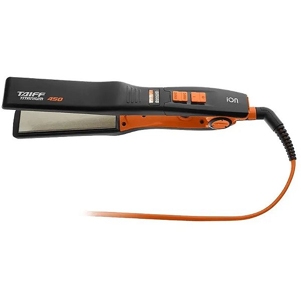 Prancha de Cabelo Taiff Titanium 450 Bivolt - Laranja