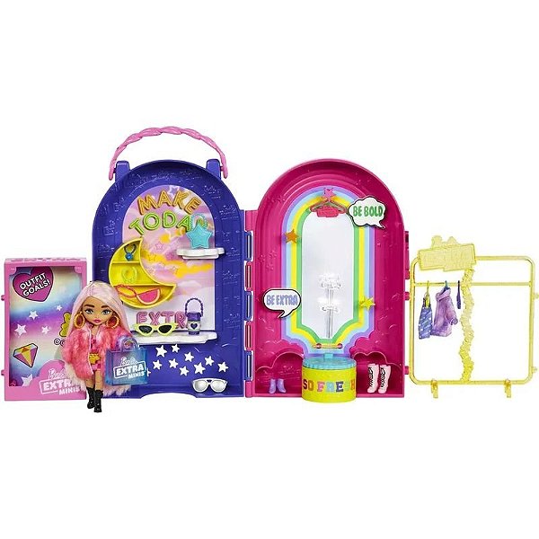 Boneca Barbie Extra Mini Boutique Mattel - Estilo Fashion