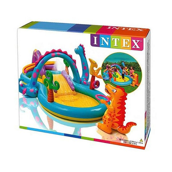 Centro de Jogos Inflável Intex Dinoland - 3.33x2.29x1.12m
