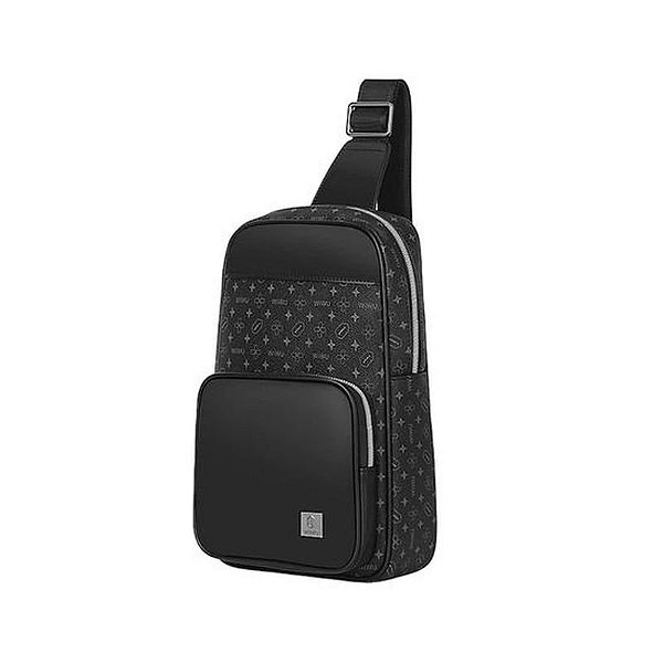 Bolso Transversal Wiwu Master na Cor Preta - Estilo e Praticidade para o Dia a Dia